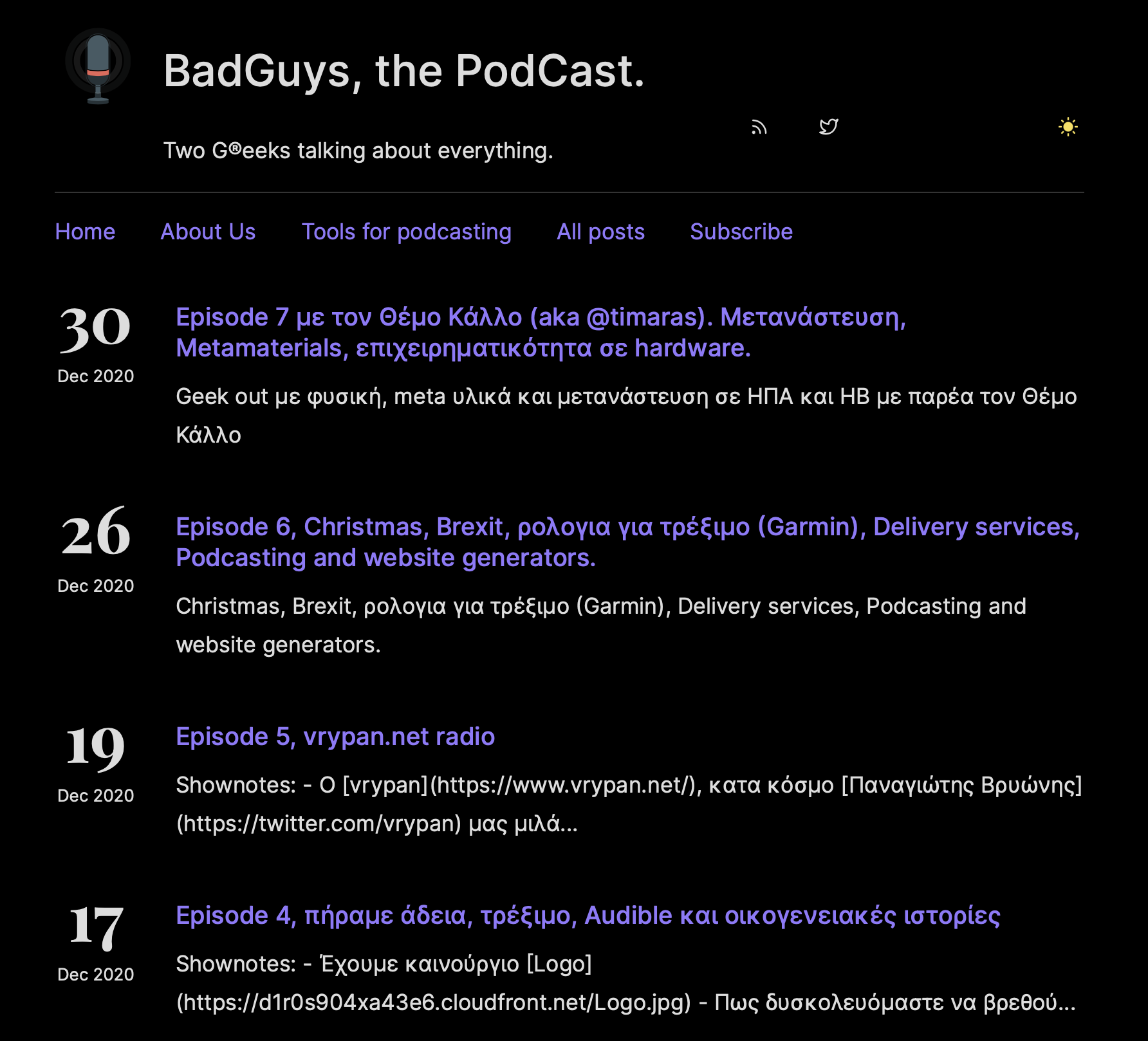 Episode 5, vrypan.net radio